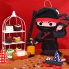 Ninja Piata Mini with Blindfold for Birthday Party Supplies, Bat and Filler for Birthday Party Decorations, Boys Girls and Adults Game Warrior Halloween Favors view 4