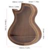 Restokki Piggy Bank Guitar Shaped Transparent Wooden Money Coin Bank Money Saving Box Coin Jar for Home Decoration Tabletop view 2