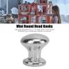 8Pcs 1:12 Scale Miniature Round Head Knobs, Metal Dollhouse Door Handle Knobs Furniture Knobs Accessories (Silver) view 3