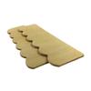Dolls House Fish Scale Wooden Shingle Strips Unfinished Roofing Tiles Pack of 12 view 2