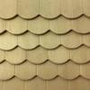 Dolls House Fish Scale Wooden Shingle Strips Unfinished Roofing Tiles Pack of 12 view 3