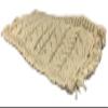 Melody Jane Dolls Houses Dollhouse Grey Cable Rug or Throw Blanket 1:12 Modern Home Decor Accessory view 2