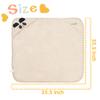 MT WORLD Personalized Hooded Towel for Babies and Toddlers,Baby Towel with Name,Neutral, Embroidered Hooded Baby Towel,Animals Hooded Cotton Towel,Baby Gift. view 3
