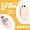 MT WORLD Personalized Hooded Towel for Babies and Toddlers,Baby Towel with Name,Neutral, Embroidered Hooded Baby Towel,Animals Hooded Cotton Towel,Baby Gift. view 4