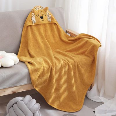 MT WORLD Animals Baby Towel with Name Personalized Hooded Towel for Babies Toddler Custom Neutral, Soft Cotton Fabric,One Size for Kids