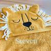 MT WORLD Animals Baby Towel with Name Personalized Hooded Towel for Babies Toddler Custom Neutral, Soft Cotton Fabric,One Size for Kids view 3