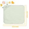 MT WORLD Personalized Hooded Towel for Toddlers, Embroidered Neutral Cotton Towel with Name, Animals Pattern - Baby Gift view 3