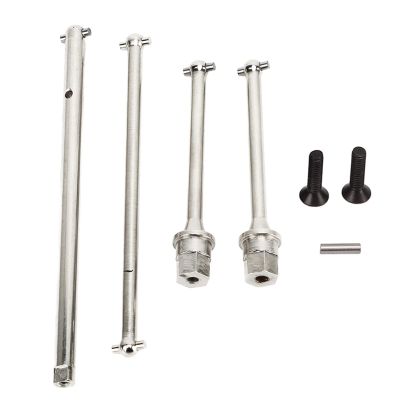 Oumefar RC Car Drive Shaft, High Load Capacity Steel RC Middle Drive Shaft for Axial JR 1/18 RC Car Upgrade Part Accessory(Money)