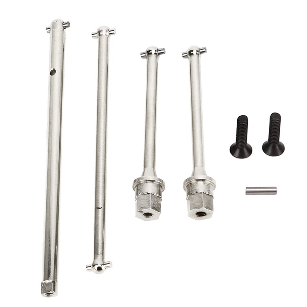 Oumefar RC Car Drive Shaft, High Load Capacity Steel RC Middle Drive Shaft for Axial JR 1/18 RC Car Upgrade Part Accessory(Money)