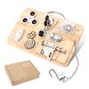 Pithfor Wooden Montessori Toys Busy Board for 1 2 3 4 Year Old, Baby Toddler Sensory Toys, for Fine Motor Skills, for Autism ADHD view 1