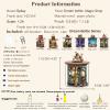Spilay Dollhouse DIY Miniature Wooden Furniture Kit,Mini Handmade Doll House Model with Dust Cover & LED,1:24 Scale Creative Woodcrafts for Adult Friend Lover Birthday Gift B48 view 4