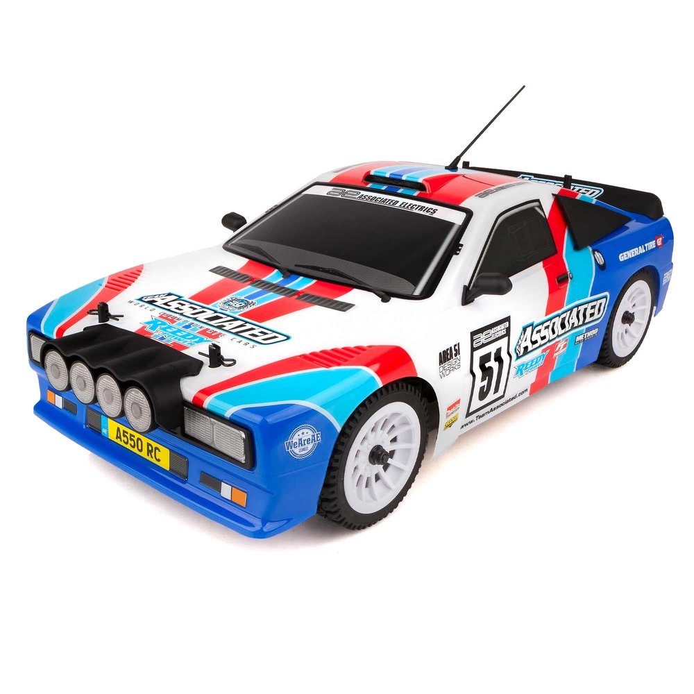 Team Associated Apex2 Sport, A550 Rally Car RTR, ASC30126