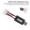 Luqeeg CX405 4CH Micro USB Battery Charger for 3.7V LiHV 3.8V Battery for RC Helicopter view 3