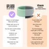 APLAINR Solid Bowl, Silicone Bowl for Baby, Toddler & Kids, 9 fl oz, Non Slip, Heavy Base, Deep, Microwave & Dishwasher Safe, No BPA, Cereal, Soup, Snack Dishes & Dinnerware, Blue Hour view 2