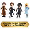 Wizarding World Harry Potter, Magical Minis Triwizard Champions Gift Set with 4 Figures and Goblet of Fire Accessory, Kids Toys for Ages 6 and up view 4