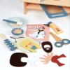 Tender Leaf Toys - Hair Salon - 21 Piece Pretend Play Wooden Hair Cutting Kit, Hairdresser Kit, Hair Styling Set with Tilting Mirror - Encourages Role-Play, Story Invention in Boys and Girls - Age 3+ view 3