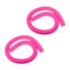  2 Pieces Pool Noodle Swimming Pool Noodles Wacky Noodle Hollow CORE with Hole, Pink view 1