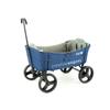 Creative Outdoor Foldable Stroller Wagon Buggy - Converts to Bench - Wagon Stroller for Kids - Removable Canopy - All-Terrain Wheels - Blue view 3