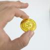 GiftExpress Plastic Gold Coins - 144 Count Kids Play Money Pirate Tokens - Toy Treasure Hunts, Chests, Cauldrons Decorations & Party Favors view 3