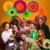 26 PCS Taco Bout a Baby Decoration - Fiesta Baby Shower Decorations Include Taco Bout a Baby Balloons Paper Fans Fiesta Banner Cactus Avocado Foil Balloons view 3