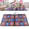 Dance Mat for Kids and Adults, Musical Electronic Dance Mats, Double User Folding Dancing Mat Dance Step Pad Non Slip Yoga Game Blanket with Handle for Boys & Girls view 4