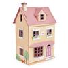 Tender Leaf Toys - Foxtail Villa - Beautiful Mid-Sized Wooden Town-Style Doll House with Starter Furniture Set - Miniature Play - Encourages Role-Play and Story Invention in Boys and Girls - Age 3+ view 1