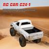 LEOSO WPL C24 1/16 RC Rock Crawler Truck 4x4 with 3 Upgraded 1200mah Battery 2.4GHz 4WD Remote Control Off-Road Pick-up Truck RTR for Men (White) view 3