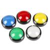1PCS Arcade Button 5 Colors LED Light Lamp 60MM Convexity Big Round Arcade Video Game Player Push Button Switch(Yellow) view 2