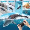 fromeasy Mosasaurus Dinosaur Toys, Upgrade Remote Control Water Toy, Pool Toys for Kids Ages 4-8, RC Dino with Light and Spray Water for Swimming Bath Lake Ocean Christmas Birthday Gift view 2