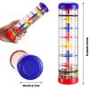 Rainmaker Baby Rain Stick Toys for Kids: 8 inch Rainstick Sensory Rattle Toys for Babies,Shaker Rainfall Tubes Musical Instrument -Red view 4