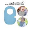 8-Pack Organic Baby Bibs for Boys, Girls - Soft Cotton Drooling and Teething Bibs for Baby Girl & Boy, Extra Absorbent, Easy To Clean & Put On for Toddler, Newborn, Infant 0-24 Months (Icelandic) view 2