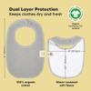 8-Pack Organic Baby Bibs for Boys, Girls - Soft Cotton Drooling and Teething Bibs for Baby Girl & Boy, Extra Absorbent, Easy To Clean & Put On for Toddler, Newborn, Infant 0-24 Months (Icelandic) view 3