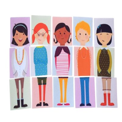 Paper Dolls Felt Board Boys Matching Game Sorting Dress up No Paper Learning Quiet Play Educational Toys Pretend Play Preschool Party Favors