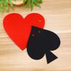 Abaodam 6 pcs Hanging Pocker Red Supplies Poker Vegas Theme Flag Bunting Las Favors Playing Nonwovens Paper Decoration Card Game Creative Banner Birthday Black Garland Party view 3