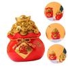 HONMEET 1pc Auspicious Boy Girl Saving Pot Unique Resin Bank for Boy Girl Colorful Desk Decoration for Developing Money-Saving Habits Birthday Present view 4