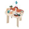 Janod - Dino Dinosaur Activity Table 15.74 x 12.59 x 20.47 - Sorting Shapes by Color - Stimulates Motor Skills - Engaging Activities for Early Learning Wooden Design view 2