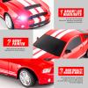 BDTCTK Remote Control 1/24 Ford Mustang Shelby GT500 RC Model Car, Toys for 6+ Kids and Adults Red view 2