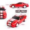 BDTCTK Remote Control 1/24 Ford Mustang Shelby GT500 RC Model Car, Toys for 6+ Kids and Adults Red view 3
