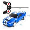 BDTCTK Remote Control 1/24 Ford Mustang Shelby GT500 RC Model Car, Toys for 6+ Kids and Adults Blue view 4