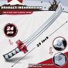Deekin Ninja Inflatable Sword Ninja Samurai Inflatable Swords Katana Toy Blow up Samurai Toy Costume Accessories for Girls and Boys Birthday Theme Party(24 Pcs) view 2