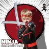 Deekin Ninja Inflatable Sword Ninja Samurai Inflatable Swords Katana Toy Blow up Samurai Toy Costume Accessories for Girls and Boys Birthday Theme Party(24 Pcs) view 3