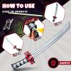 Deekin Ninja Inflatable Sword Ninja Samurai Inflatable Swords Katana Toy Blow up Samurai Toy Costume Accessories for Girls and Boys Birthday Theme Party(24 Pcs) view 4