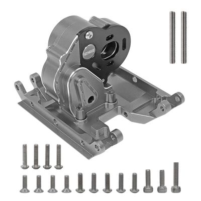 GTHELE Aluminum Chassis Skid Plate&Transmission Housing Set for Axial UTB18 Capra 4WD 1/18 Trail Buggy Upgrade Part (Titanium)
