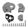GTHELE Aluminum Chassis Skid Plate&Transmission Housing Set for Axial UTB18 Capra 4WD 1/18 Trail Buggy Upgrade Part (Titanium) view 4