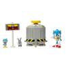 Sonic The Hedgehog 2.5" Level Clear Diorama with Sonic, flicky & Pocky view 1