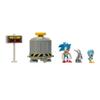 Sonic The Hedgehog 2.5" Level Clear Diorama with Sonic, flicky & Pocky view 4