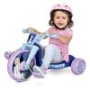 Frozen Ride-On 10" Fly Wheels Junior Cruiser Tricycle with Sounds - Toddler Bike Trike, Ages 2-4 view 2