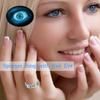 Anxiety Ring for Women - Evil Eye Fidget Spinner Ring in Stainless Steel Silver, Size 9 view 2