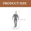 LUOZZY 16Pcs Colorful Mini Figures Miniature People Figurines Tiny People Figurines for Mini Dollhouse (Random Style) view 2