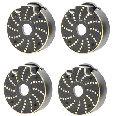 4pcs Brass Internal Wheel Counter Weight Knuckle Counterweight 89g/pcs for 1/10 RC Crawler TRX-6 TRX-4 Bronco Defender Upgrade